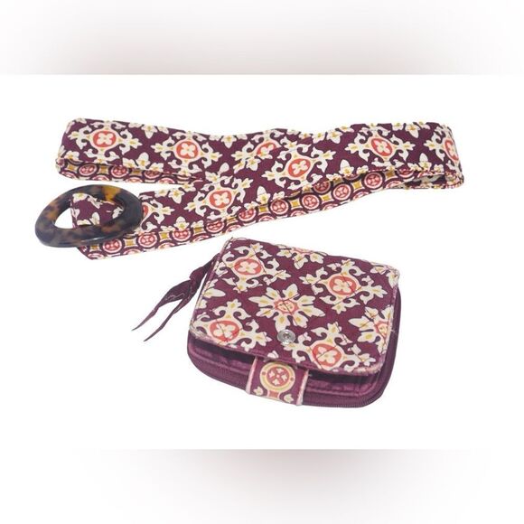 Vera Bradley BOGO FREE SALE Medallion Mini Zip Wallet & Matching Belt - Picture 2 of 10